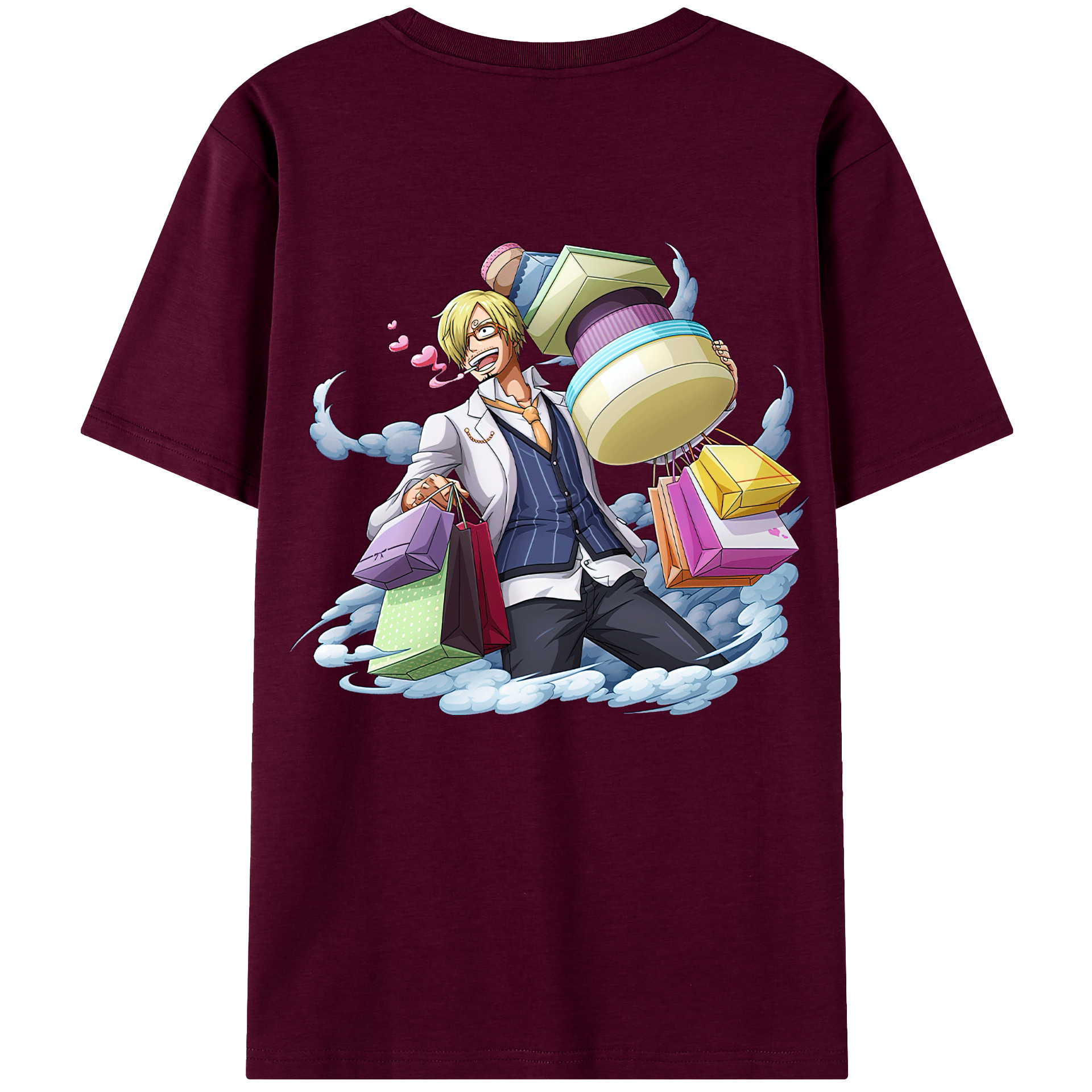 （画像用） ワンピース サンジ ONE PIECE Sanji レディース半袖Tシャツ(バックプリント)